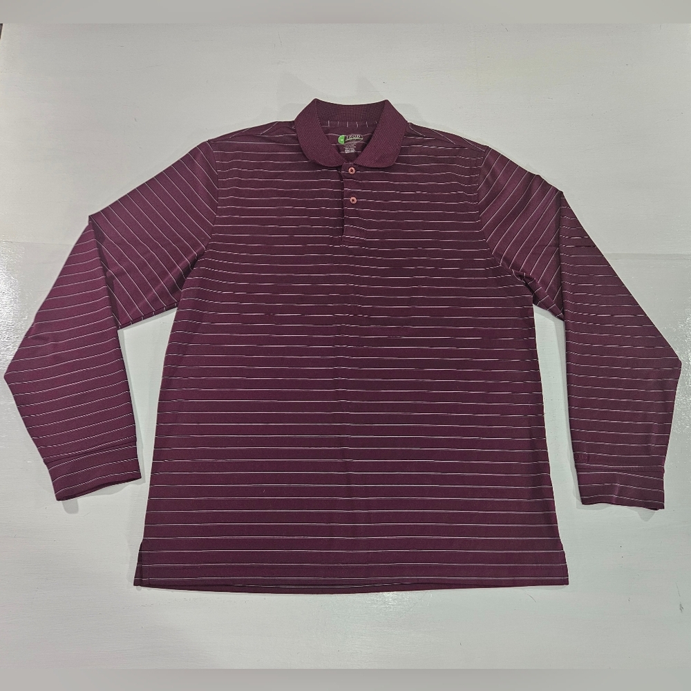 Izod X-Treme Function Golf Long Sleeve Shirt Mens Size Medium